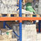 gli scaffali resistenti industriali di stoccaggio con il bordo/il carico di legno ingabbiano/pallet