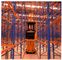 Sistema molto stretto blu/arancio di racking della navata laterale del movimento del carrello elevatore, 1800mm - 2200mm