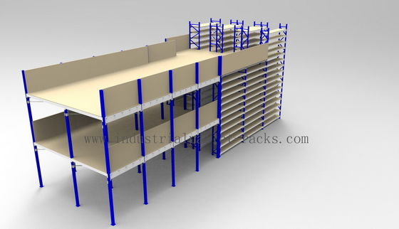 Acquistare Massimizza lo spazio di magazzino con il pavimento in acciaio combinato con il sistema di scaffalatura. Ottimizza le soluzioni di stoccaggio per i magazzini piccoli e medi. fabbricazione online