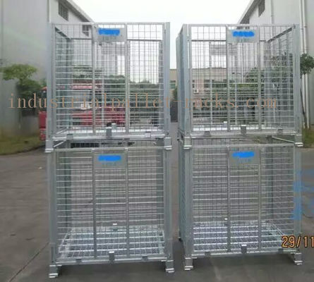 comprare La grande gabbia accatastabile W1200 * D1000 della maglia del filo di acciaio * H890mm ha galvanizzato i rivestimenti fabbricazione online