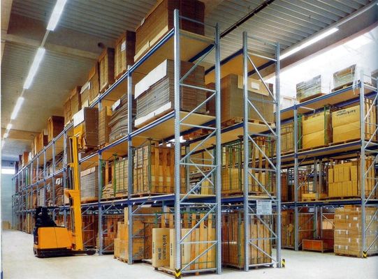 comprare La spruzzatura del supermercato dipinge gli scaffali d'acciaio del pallet con gli impianti del carrello elevatore, 800KG fabbricazione online