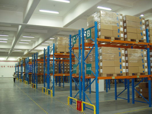 comprare Scaffali industriali selettivi economici del pallet su misura per stoccaggio trasportato dei prodotti fabbricazione online
