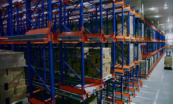 comprare Sistema di scaffalature con navetta per pallet, soluzione di stoccaggio automatizzato ad alta densità per la massima capacità del magazzino fabbricazione online