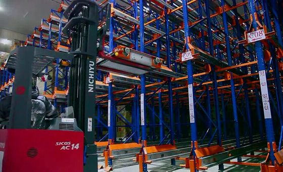 comprare Racking radiofonico industriale della navetta della latteria regolabile con il carrello elevatore a forcale, 1500KG fabbricazione online
