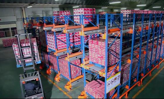 comprare Il pallet industriale del sistema di base FILO/di FIFO tormenta, pallet resistente/racking navetta della radio fabbricazione online