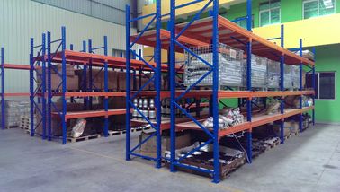 Scaffalatura resistente del bordo d'acciaio del supermercato con l'entrata del carrello elevatore/estratto, 2 - 8m